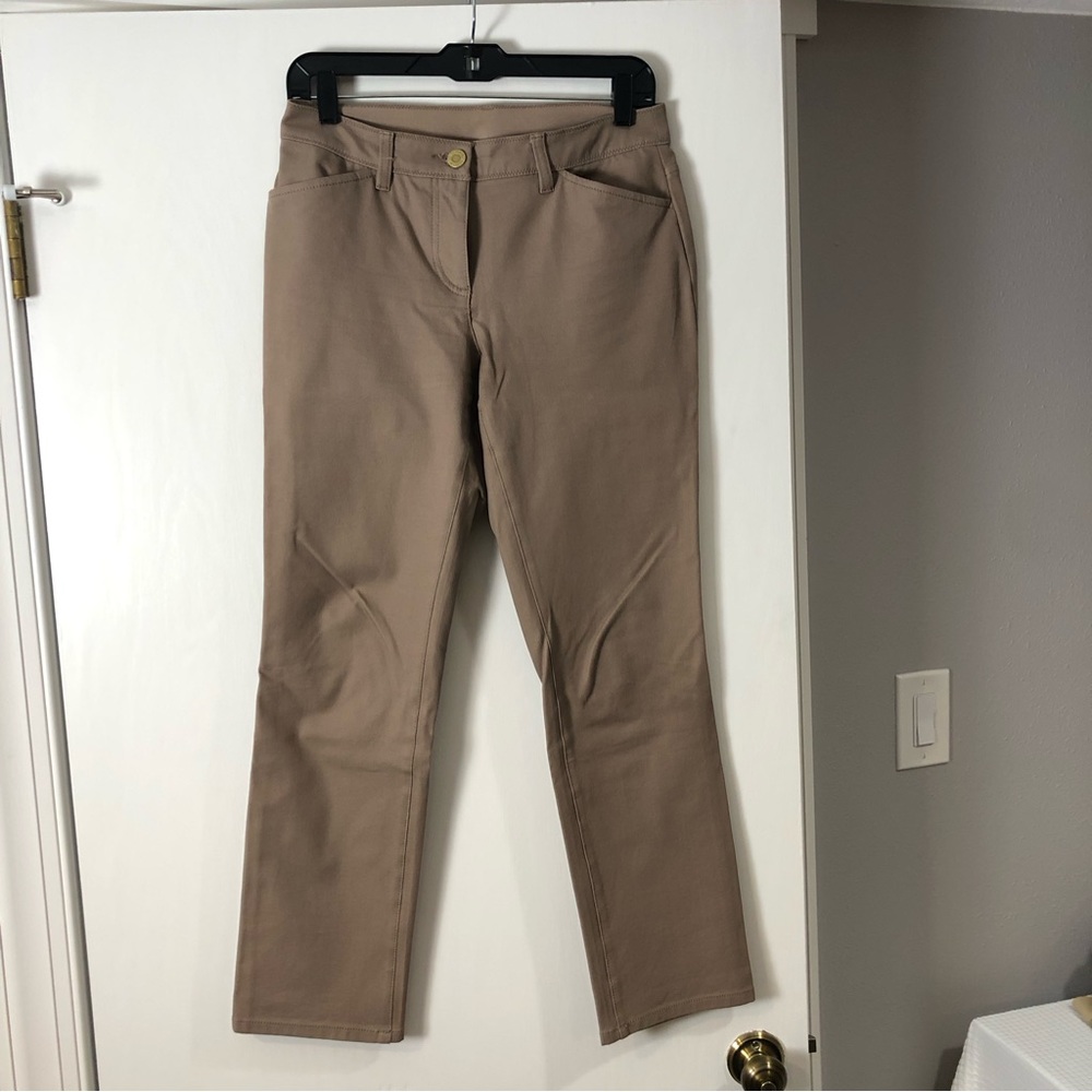 Chico’s So slimming size XS short extra stretch in the waistband.